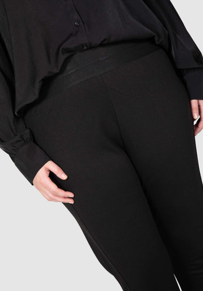 Hayley Essential Ponte Pants - Black