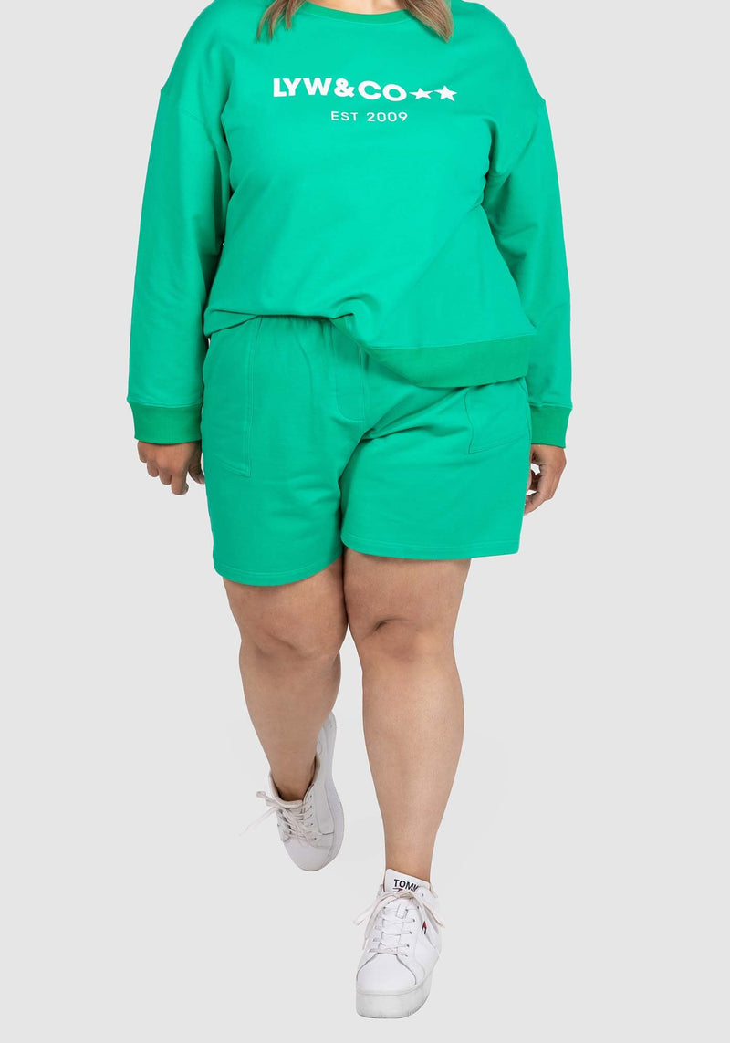 Steph Knit Short - green