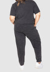 Mackenzie Acid Wash Pant - Black