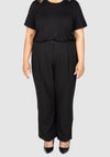 Lara Wide Leg Pants - Black