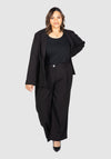 Lara Wide Leg Pants - Black