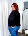Cassidy Crop Cardigan - Black