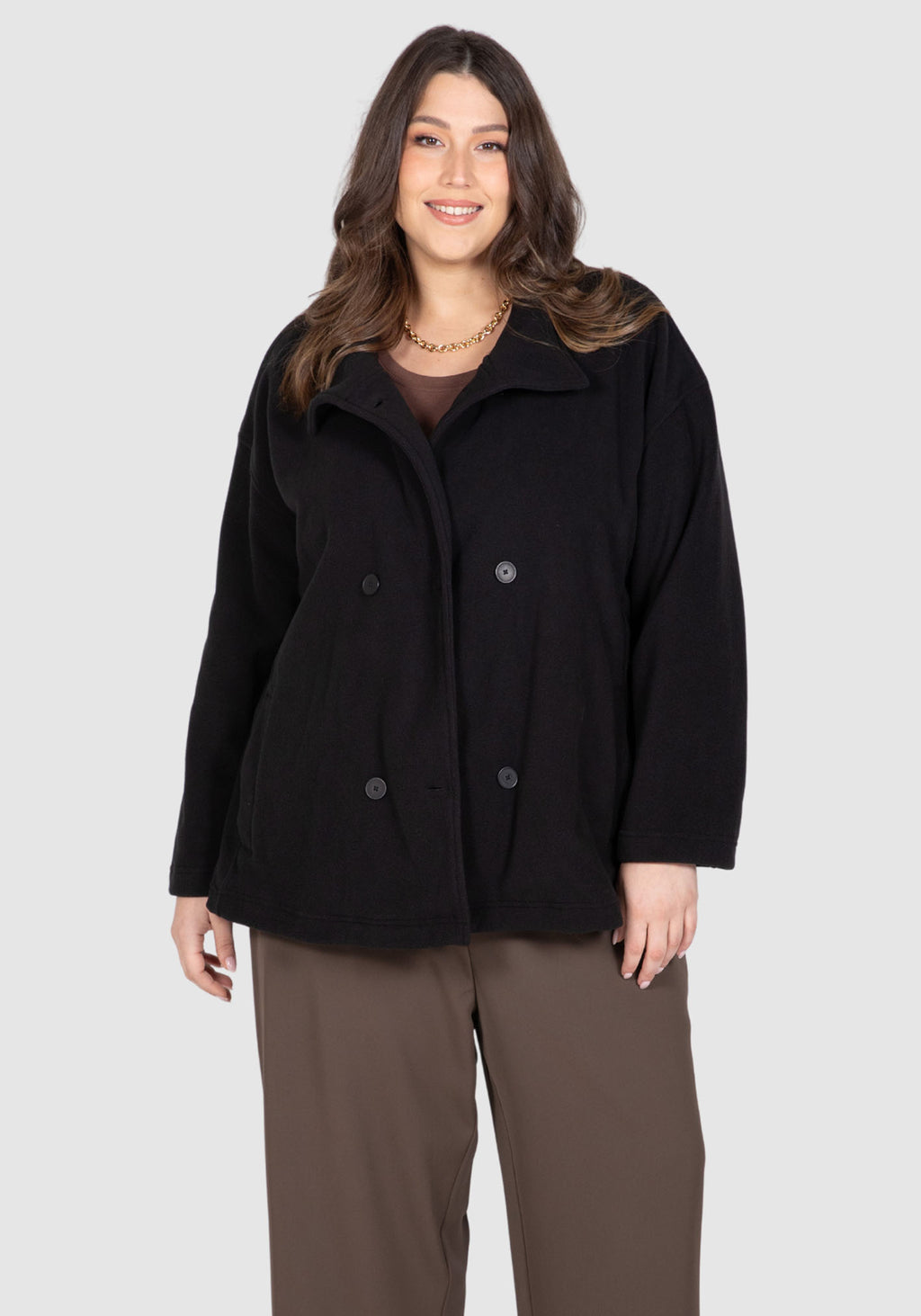 Elodie Fleece Jacket - Black