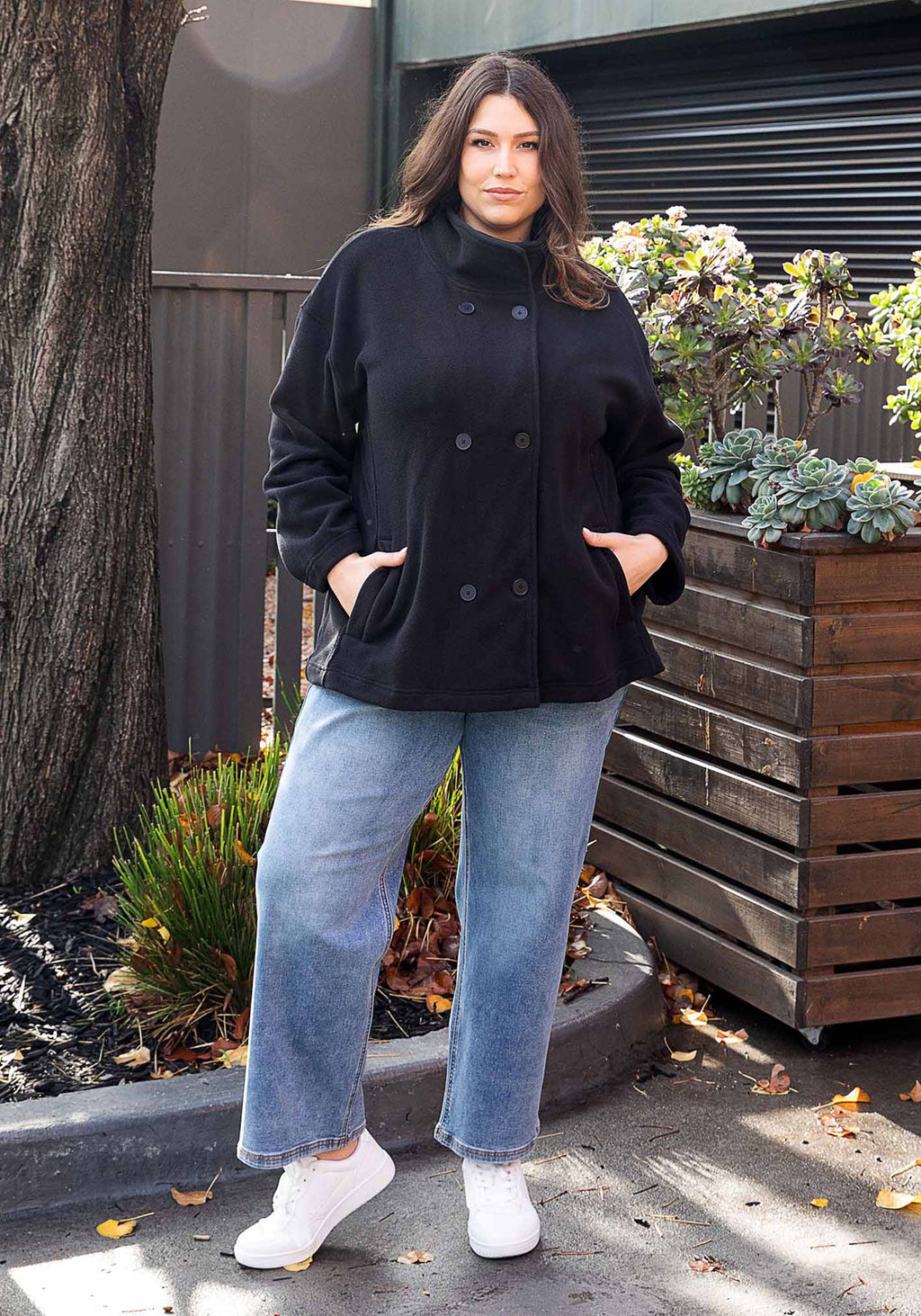 Elodie Fleece Jacket - Black