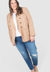 Charlie Double Breasted Blazer - TAN
