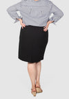 Margot Bengaline Skirt  - Black