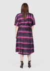 Alyce Tie Dye Maxi Dress - Pink / Black Tie Dye