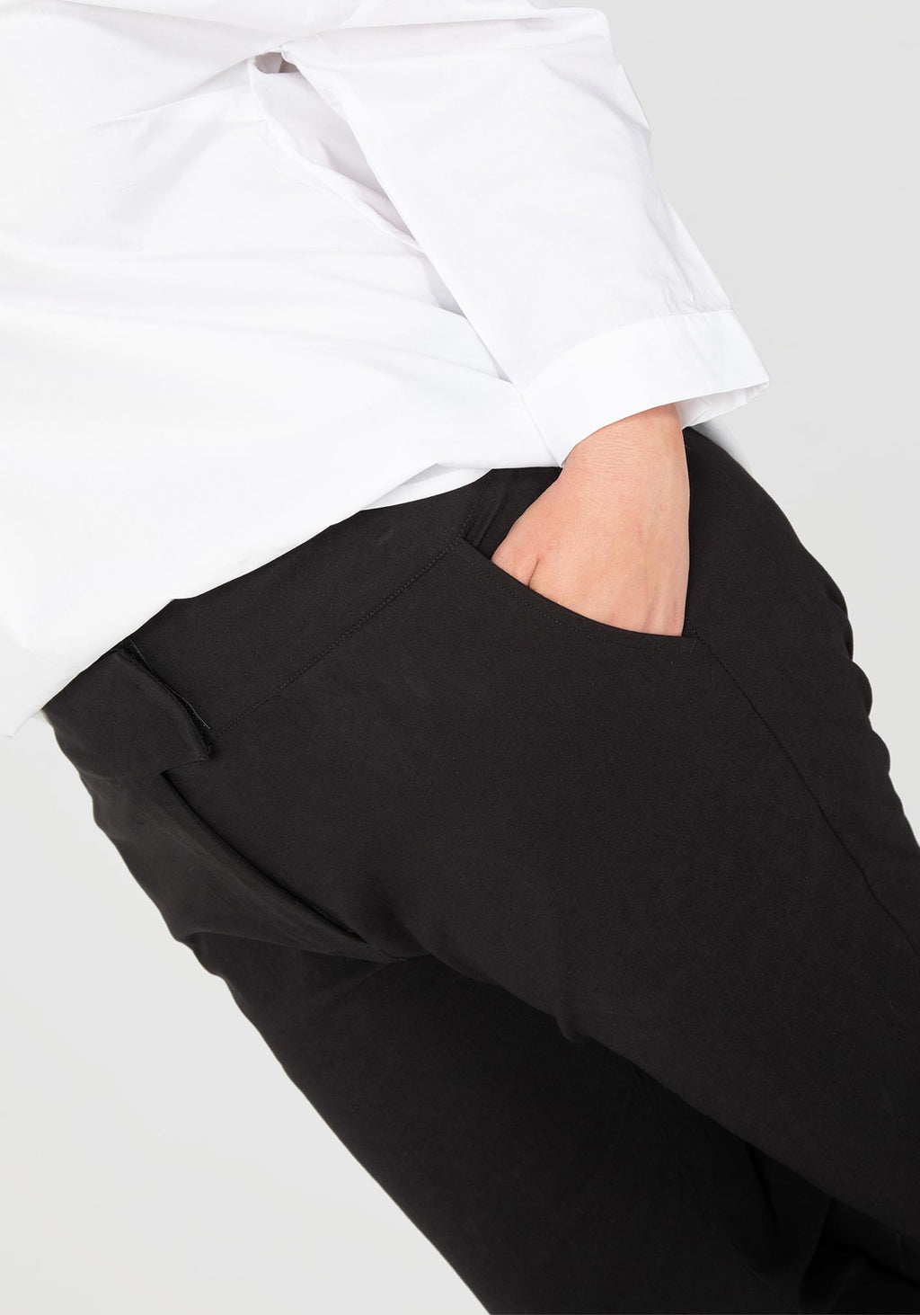 Stretch Bengaline Pants - Black