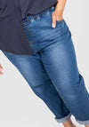 Abbie Pull-On Jogger Jeans  - Indigo